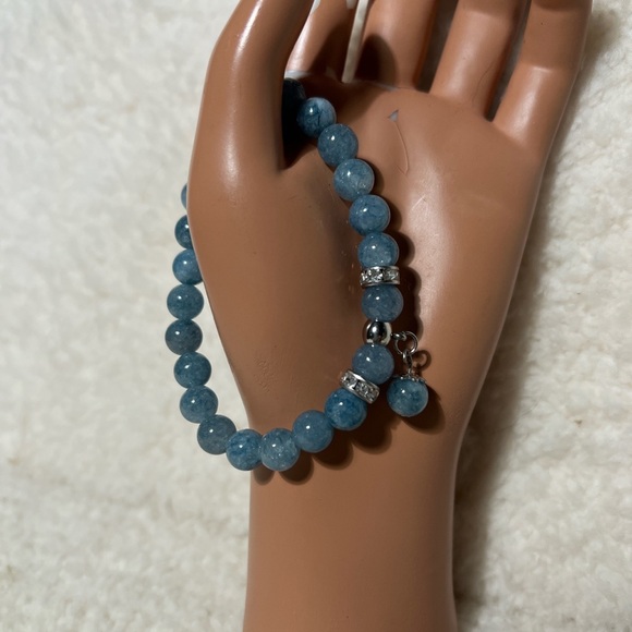 Bracelet 8mm Aquamarine - Picture 5 of 8